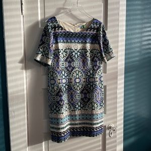 Antonio Melani Short Sleeved Print Dress